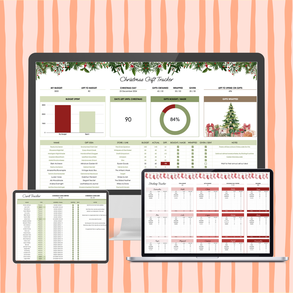 Christmas Gift Tracker