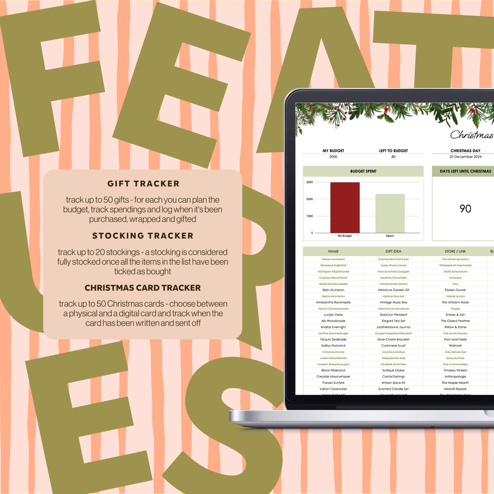 Christmas Gift Tracker