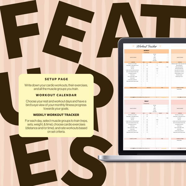 Workout Planner Spreadsheet (Google Sheets)