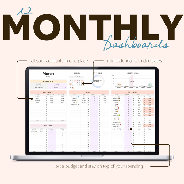 Forever Budget Spreadsheet
