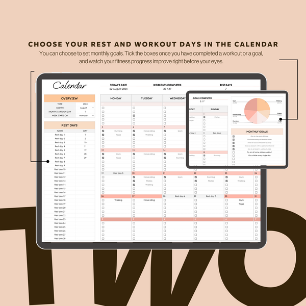 Workout Planner Spreadsheet (Google Sheets)