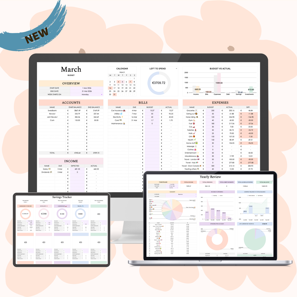 Forever Budget Spreadsheet