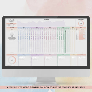 Habit Tracker Spreadsheet (Google Sheets)