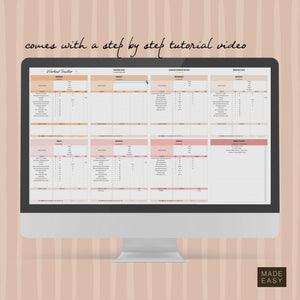 Workout Planner Spreadsheet (Google Sheets)