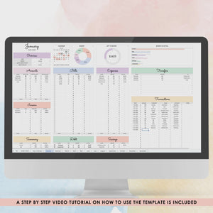 Monthly Budget Spreadsheet (Google Sheets)